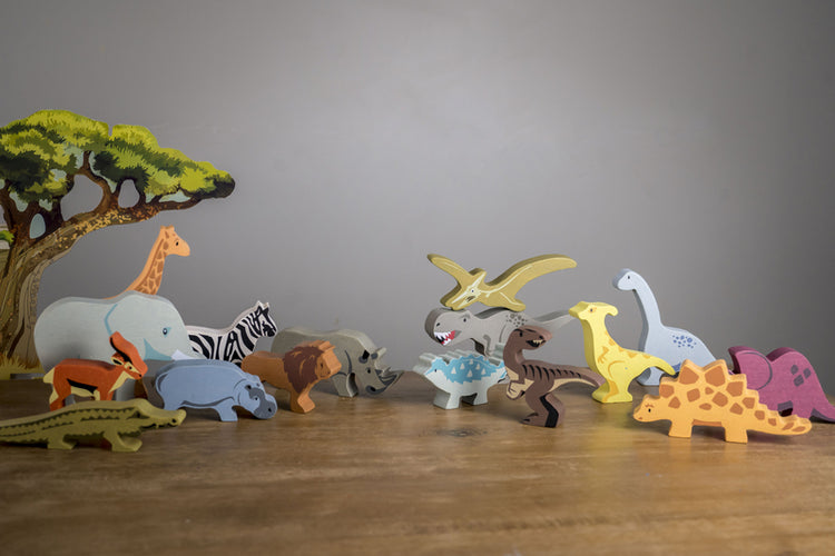 TENDER LEAF TOYS | SET OF 8 SAFARI ANIMALS