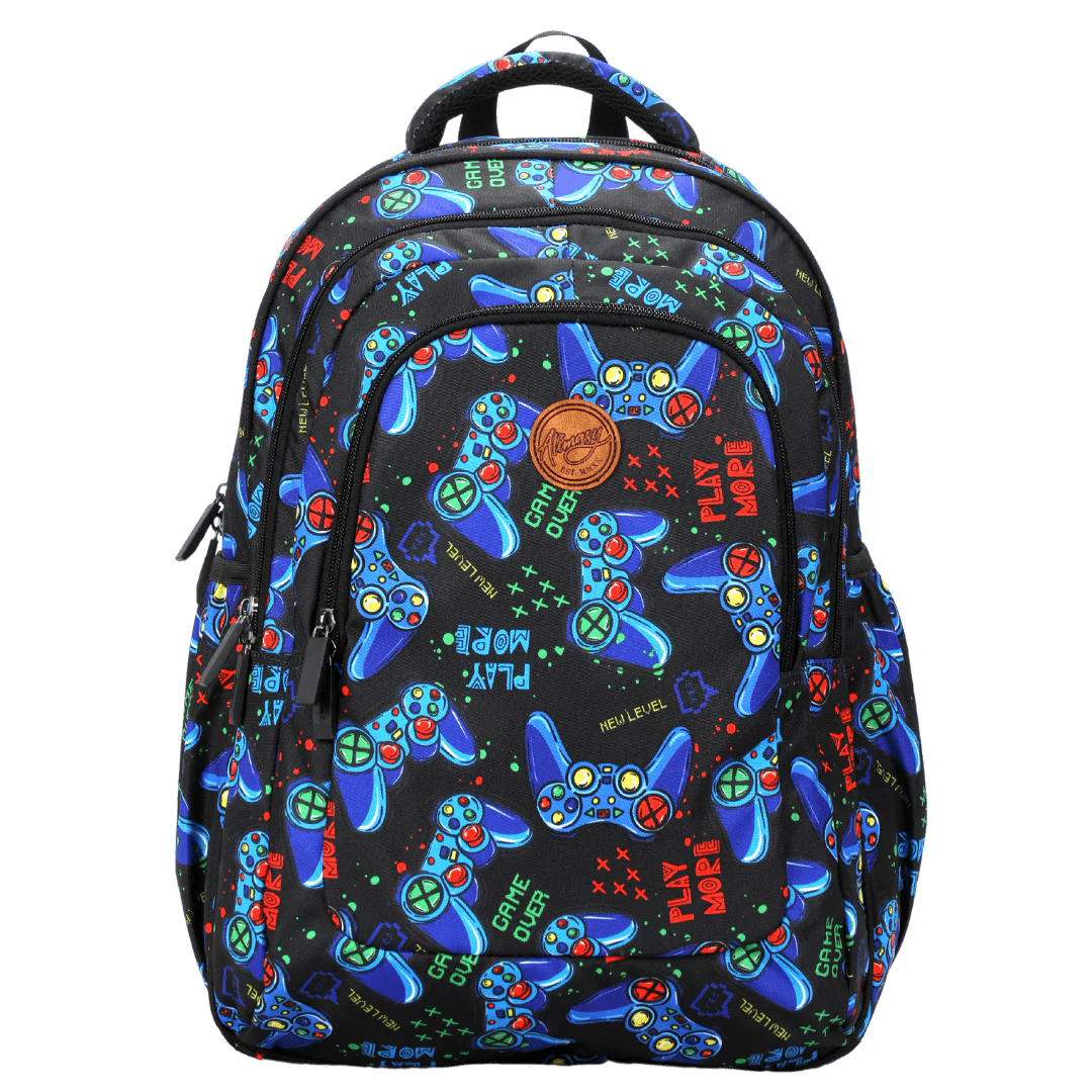 Gaming Large School Kids Backpack by Alimasy The Playful Collective