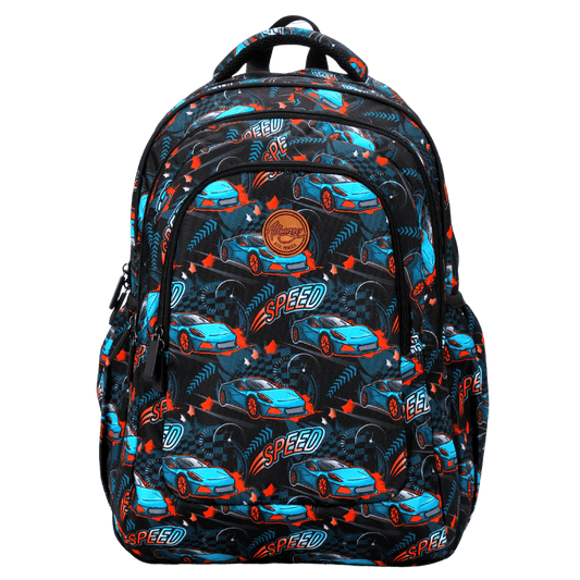ALIMASY | LARGE/SCHOOL KIDS BACKPACK - RACING CARS by ALIMASY - The Playful Collective