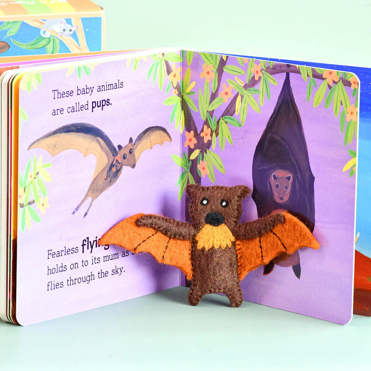 AUSTRALIAN BABY ANIMALS BY FRANÉ LESSAC - BOOK & FINGER PUPPET SET by TARA TREASURES - The Playful Collective