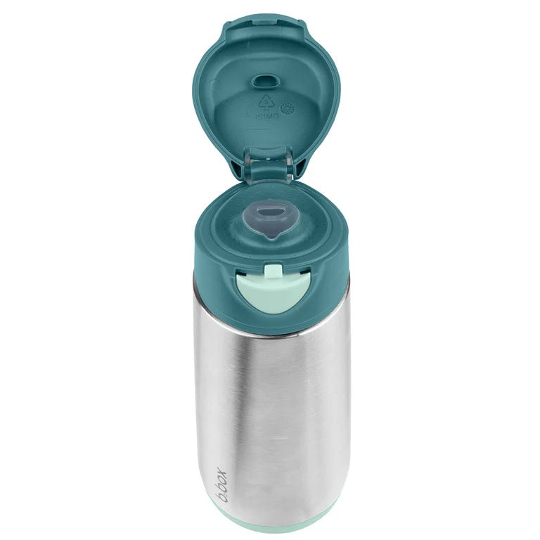 B.BOX INSULATED SPORT SPOUT BOTTLE 500mL Emerald Forest by B.BOX - The Playful Collective