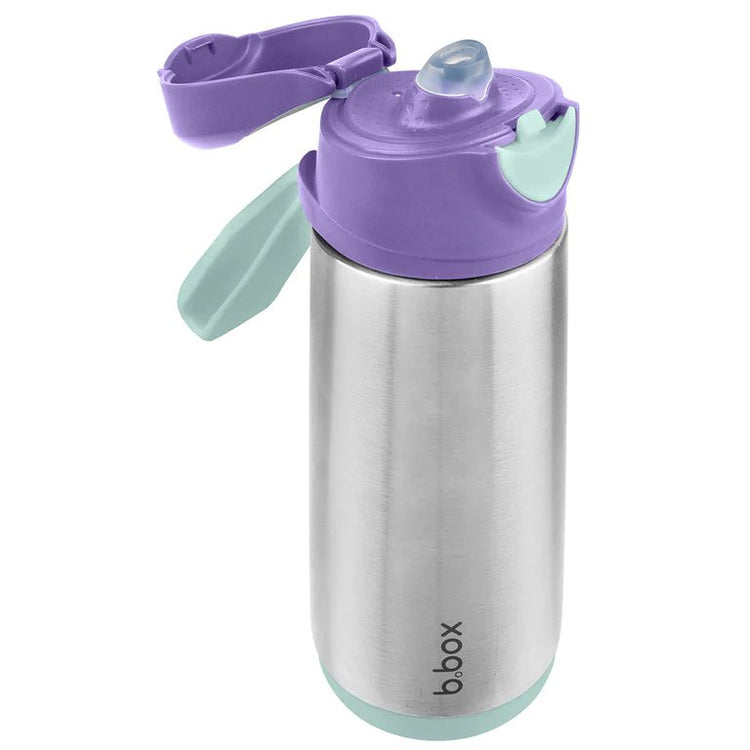 B.BOX INSULATED SPORT SPOUT BOTTLE 500mL Lilac Pop by B.BOX - The Playful Collective