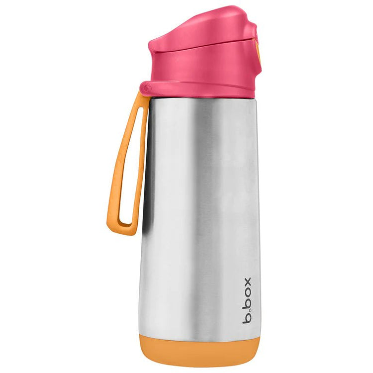 B.BOX INSULATED SPORT SPOUT BOTTLE 500mL Strawberry Shake by B.BOX - The Playful Collective