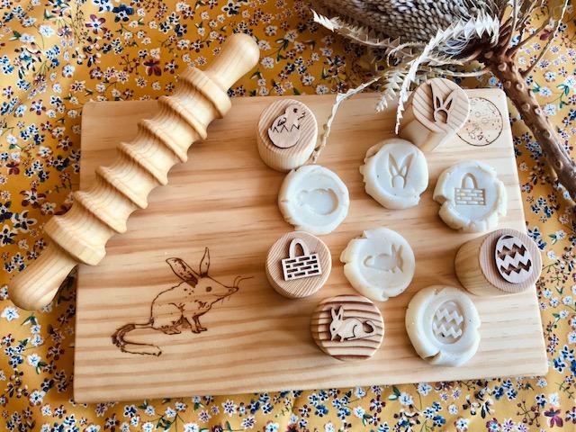 BEADIE BUG PLAY | ASSORTED EASTER PLAYDOUGH STAMPS by BEADIE BUG PLAY - The Playful Collective
