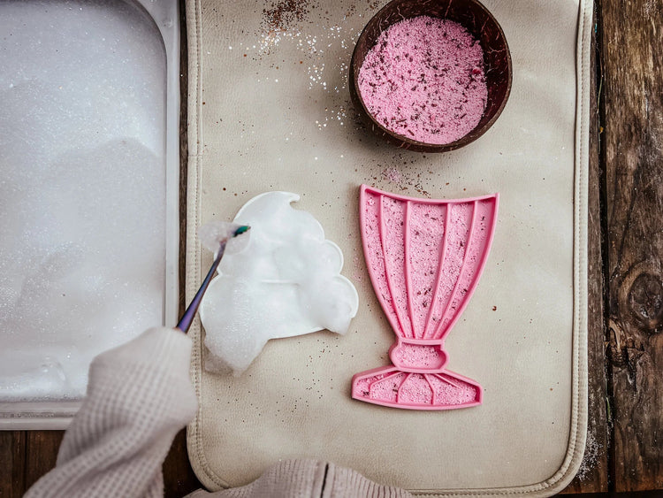 BEADIE BUG PLAY | LARGE SUNDAE CUP TRINKET TRAY / BIOPLASTIC SENSORY TRAY (2 PIECE) by BEADIE BUG PLAY - The Playful Collective