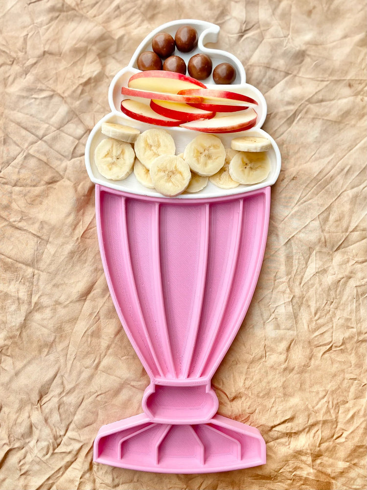 BEADIE BUG PLAY | LARGE SUNDAE CUP TRINKET TRAY / BIOPLASTIC SENSORY TRAY (2 PIECE) by BEADIE BUG PLAY - The Playful Collective