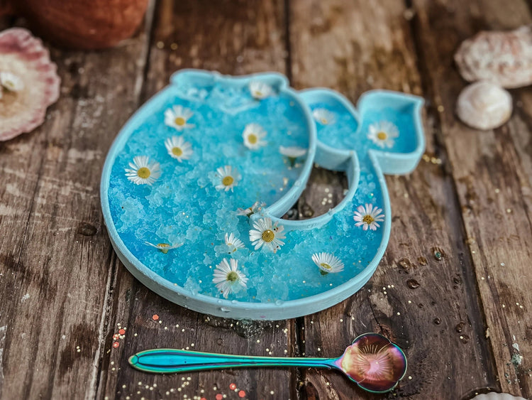 BEADIE BUG PLAY | MERMAID TAIL TRINKET TRAY / BIOPLASTIC SENSORY TRAY by BEADIE BUG PLAY - The Playful Collective