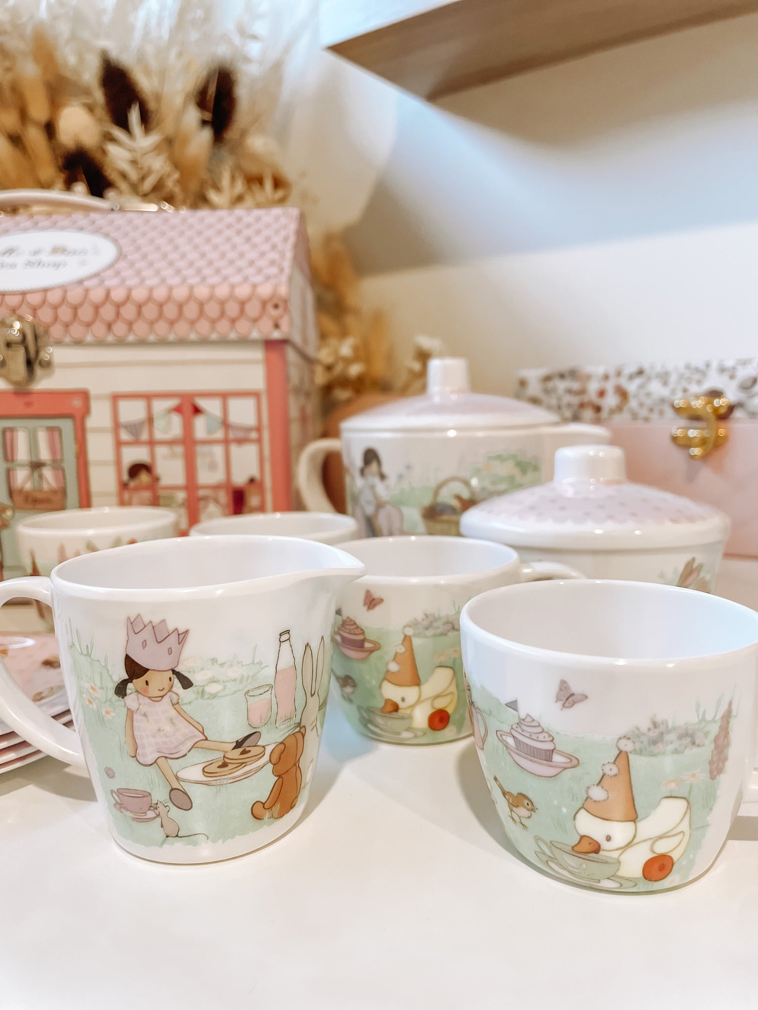 BELLE & BOO | MELAMINE TEA SET IN HOUSE BOX by BELLE & BOO - The Playful Collective