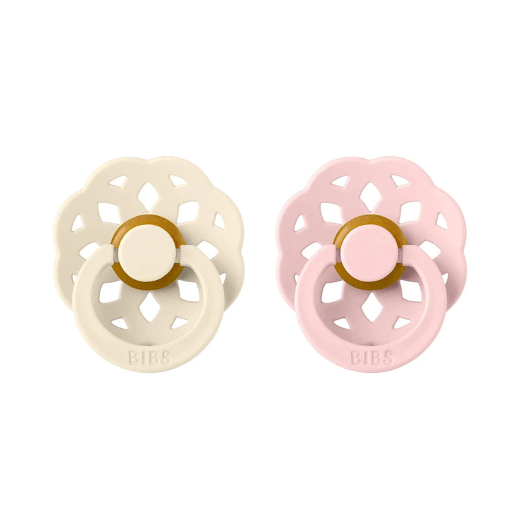 BIBS DUMMIES | BOHEME | SIZE 1 Cloud / Blush by BIBS - The Playful Collective
