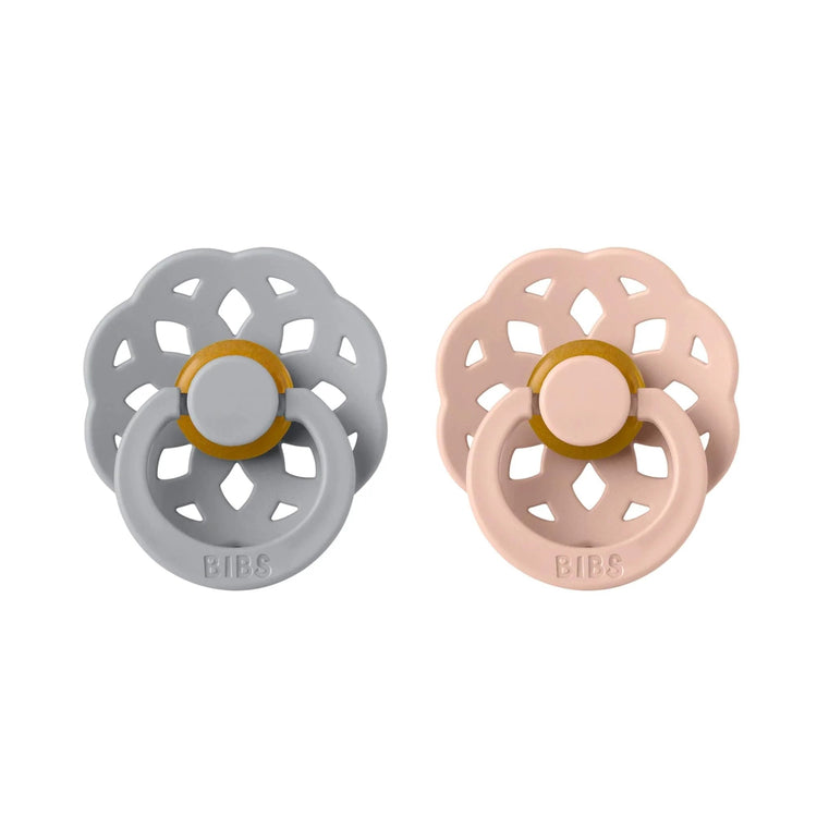 BIBS DUMMIES | BOHEME | SIZE 1 Cloud / Blush by BIBS - The Playful Collective