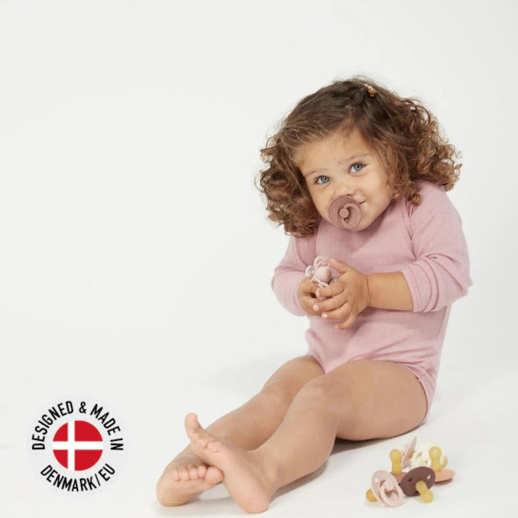 BIBS DUMMIES | COLOUR | SIZE 2 Blush by BIBS - The Playful Collective