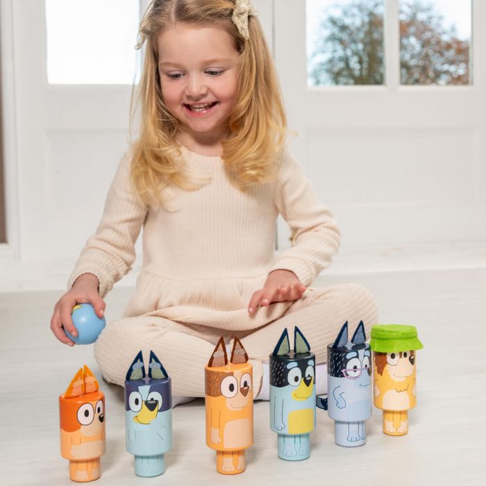 BLUEY | WOODEN CHARACTER SKITTLES by BLUEY - The Playful Collective
