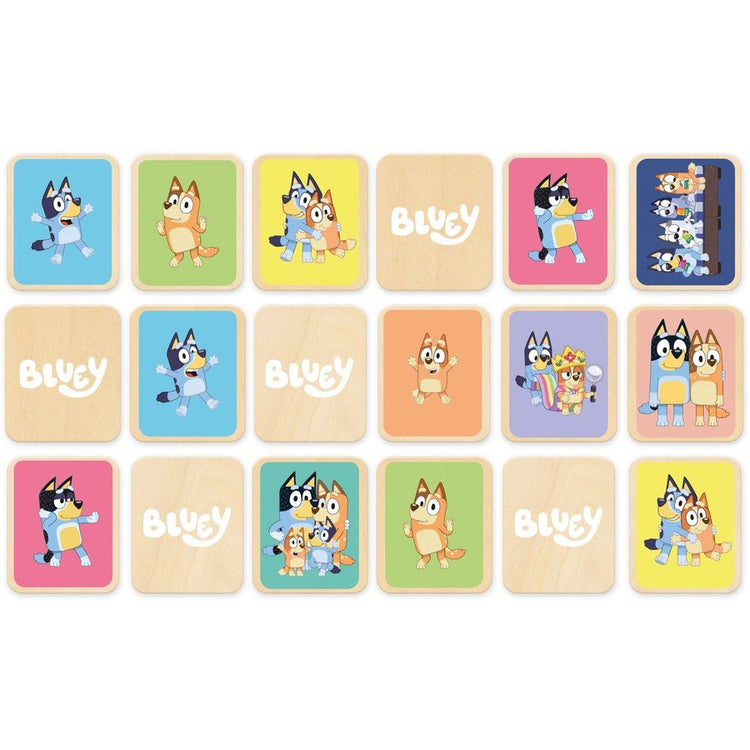 BLUEY | WOODEN MEMORY GAME by BLUEY - The Playful Collective