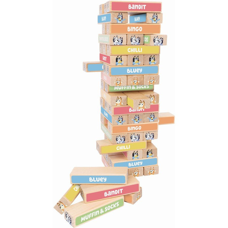 BLUEY | WOODEN TUMBLING TOWER *PRE-ORDER* by BLUEY - The Playful Collective
