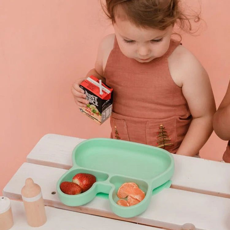 BUNNY STICKIE PLATE - MINT by WE MIGHT BE TINY - The Playful Collective