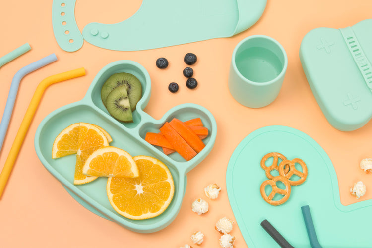BUNNY STICKIE PLATE - MINT by WE MIGHT BE TINY - The Playful Collective