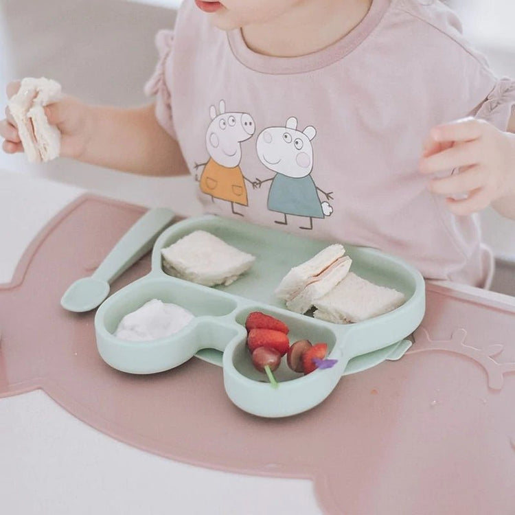 BUNNY STICKIE PLATE - MINT by WE MIGHT BE TINY - The Playful Collective