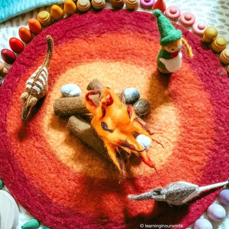 CAMPFIRE PLAY MAT PLAYSCAPE by TARA TREASURES - The Playful Collective