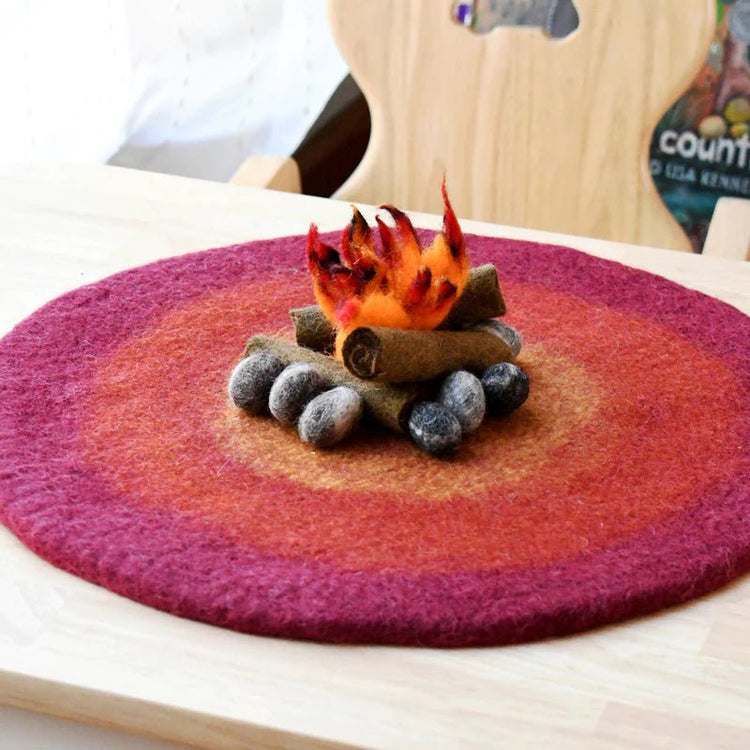 CAMPFIRE PLAY MAT PLAYSCAPE by TARA TREASURES - The Playful Collective