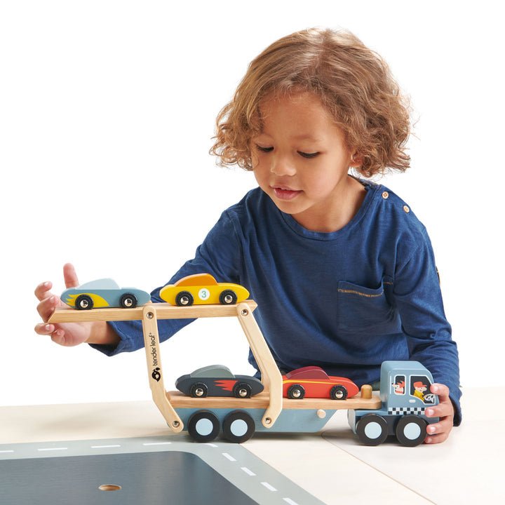 CAR TRANSPORTER by TENDER LEAF TOYS - The Playful Collective
