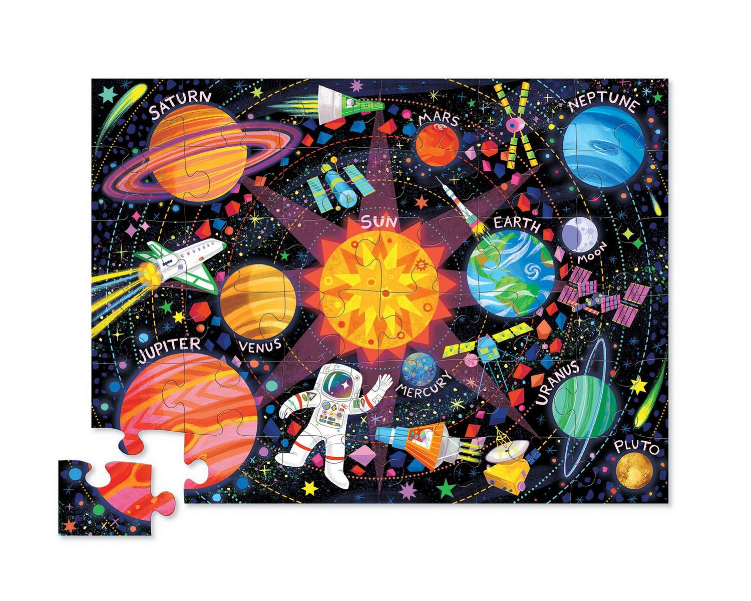 CLASSIC FLOOR PUZZLE - SPACE EXPLORER by CROCODILE CREEK - The Playful Collective