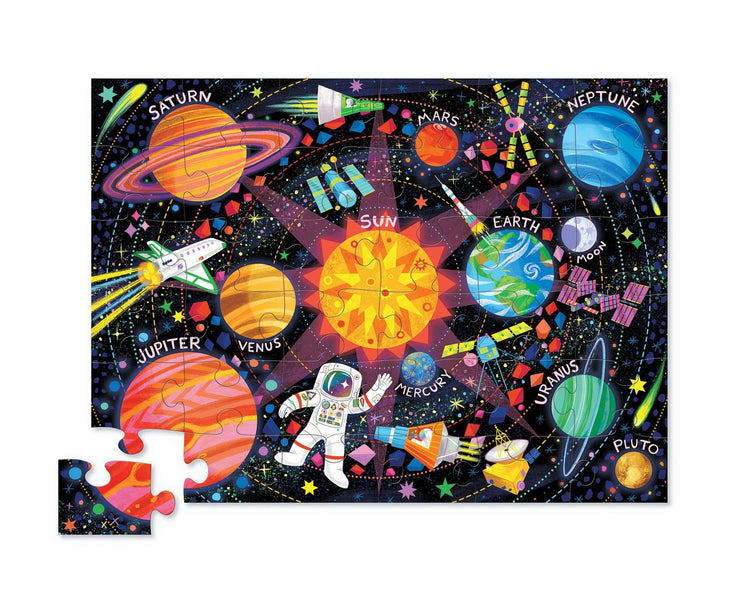CLASSIC FLOOR PUZZLE - SPACE EXPLORER by CROCODILE CREEK - The Playful Collective