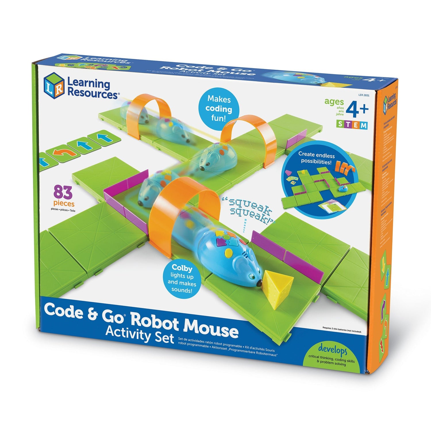 CODE & GO™ ROBOT MOUSE ACTIVITY SET by LEARNING RESOURCES - The Playful Collective