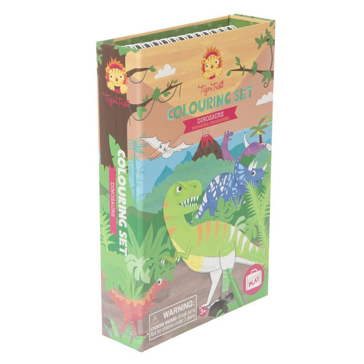 COLOURING SET - DINOSAURS by TIGER TRIBE - The Playful Collective