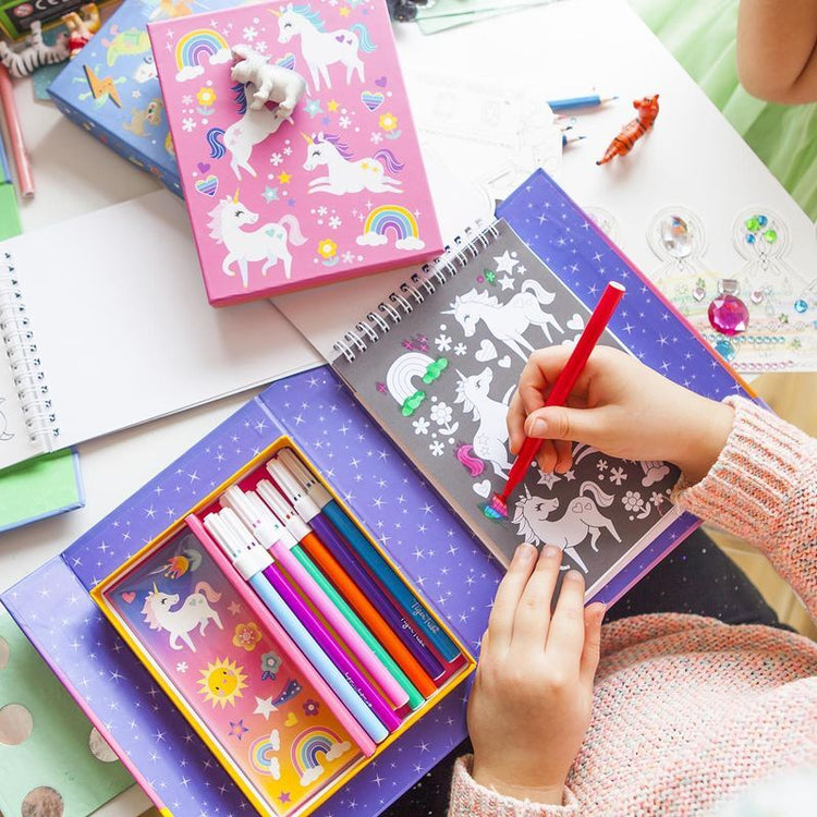 COLOURING SET - UNICORN MAGIC by TIGER TRIBE - The Playful Collective