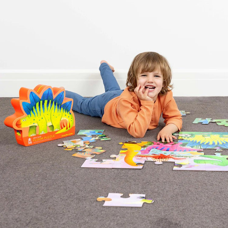 CROCODILE CREEK | CLASSIC FLOOR PUZZLE 36 PIECE - DINO LAND by CROCODILE CREEK - The Playful Collective