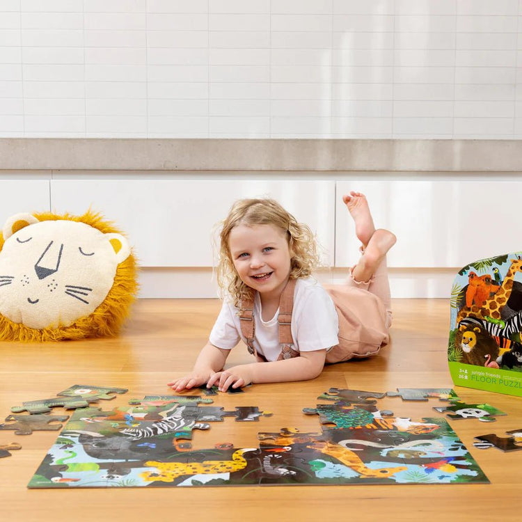 CROCODILE CREEK | CLASSIC FLOOR PUZZLE 36 PIECE - JUNGLE FRIENDS by CROCODILE CREEK - The Playful Collective