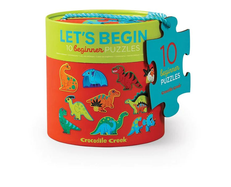 CROCODILE CREEK | LET'S BEGIN 2 PC PUZZLE - DINOSAURS by CROCODILE CREEK - The Playful Collective