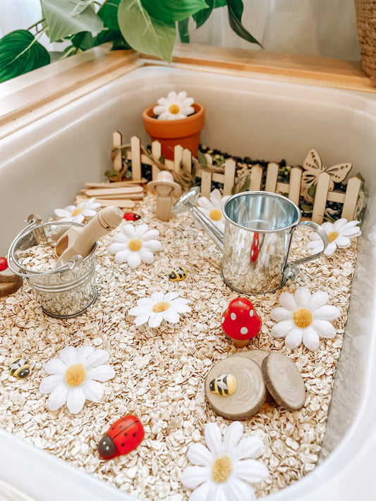 DAISY GARDEN SMALL WORLD SENSORY KIT Include Container by THE PLAYFUL COLLECTIVE - The Playful Collective