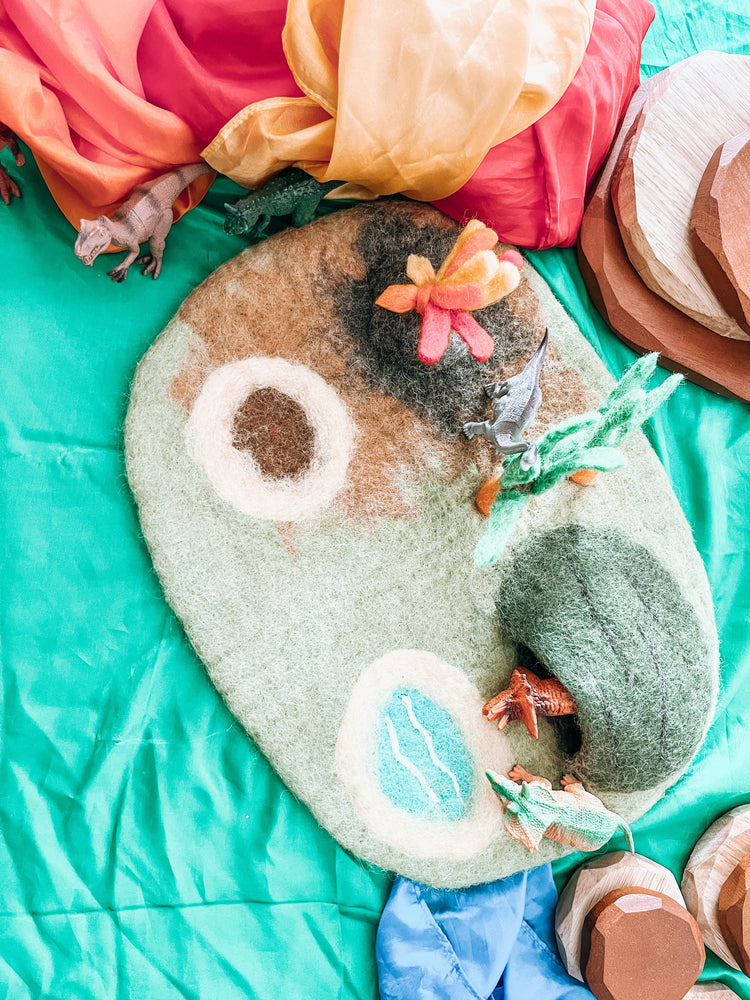 DINOSAUR LAND PLAY MAT PLAYSCAPE by TARA TREASURES - The Playful Collective