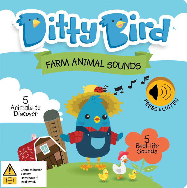 DITTY BIRD | FARM ANIMAL SOUNDS BOOK by DITTY BIRD - The Playful Collective