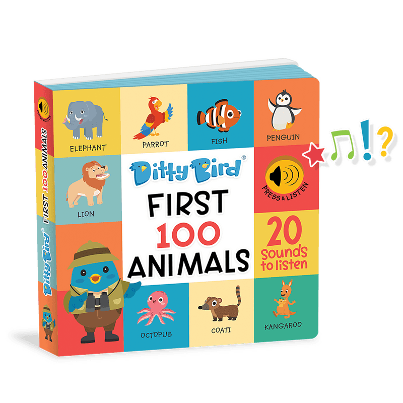 DITTY BIRD | FIRST 100 ANIMALS SOUND BOOK by DITTY BIRD - The Playful Collective