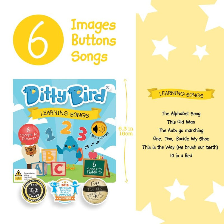 DITTY BIRD | LEARNING SONGS SOUND BOOK by DITTY BIRD - The Playful Collective