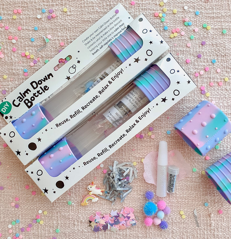 DIY CALM DOWN BOTTLE - PREORDER Pink by JELLYSTONE DESIGNS - The Playful Collective