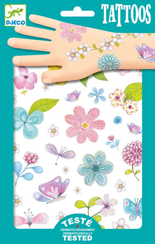 Djeco Fair Flowers Of The Field Tattoos Djeco Fair Flowers Of The Field Tattoos