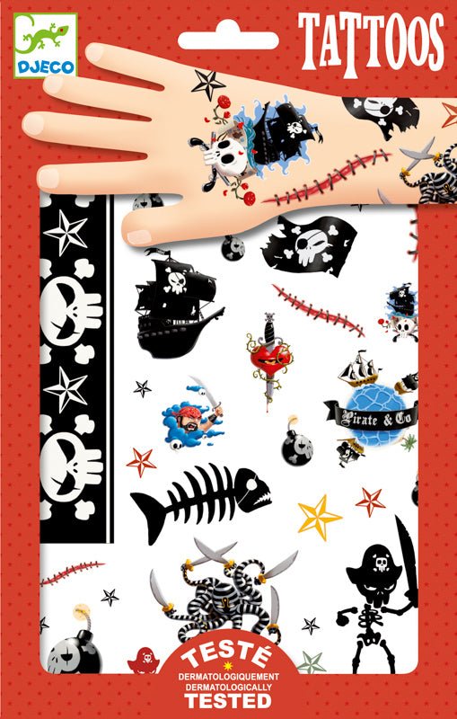 DJECO | TATTOOS - PIRATES *PRE-ORDER* by DJECO - The Playful Collective