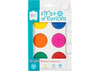 Bright Watercolours set of 6 Bright Watercolours set of 6
