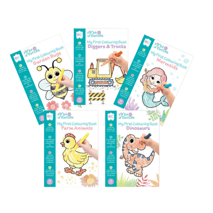 EDUCATIONAL COLOURS | FIRST CREATIONS COLOURING BOOKS Garden Bugs by EDUCATIONAL COLOURS - The Playful Collective