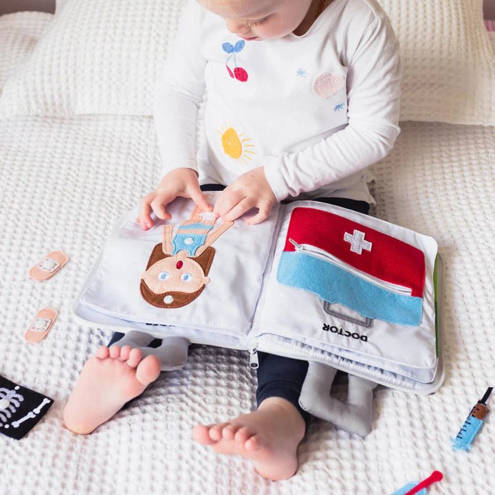 FABRIC QUIET ACTIVITY BOOK - WHEN I GROW UP by CURIOUS COLUMBUS - The Playful Collective