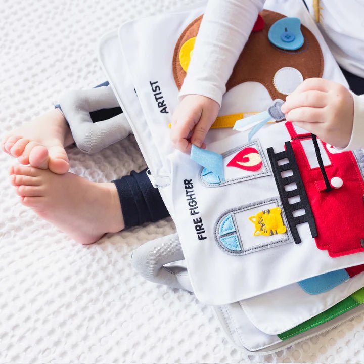 FABRIC QUIET ACTIVITY BOOK - WHEN I GROW UP by CURIOUS COLUMBUS - The Playful Collective