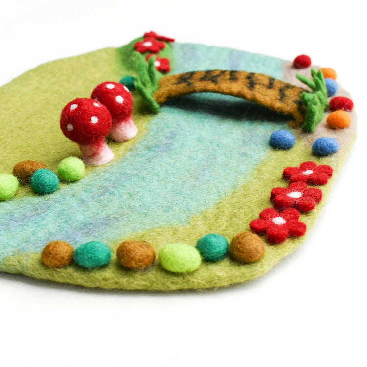 FAIRY RIVER AND BRIDGE PLAY MAT PLAYSCAPE by TARA TREASURES - The Playful Collective