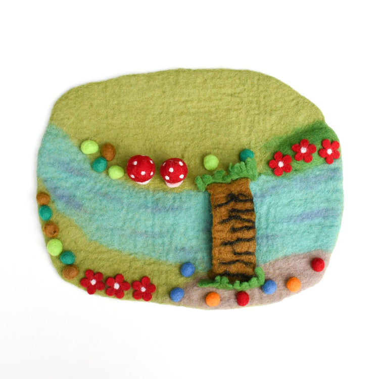 FAIRY RIVER AND BRIDGE PLAY MAT PLAYSCAPE by TARA TREASURES - The Playful Collective