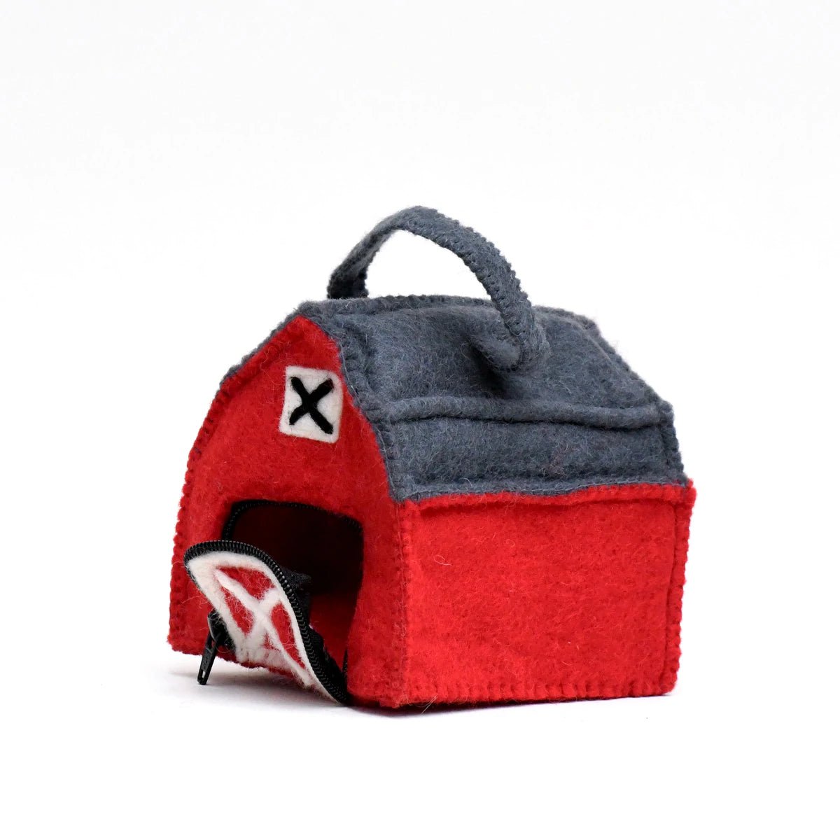 FARM BARN (FARMHOUSE) BAG FOR FINGER PUPPETS by TARA TREASURES - The Playful Collective