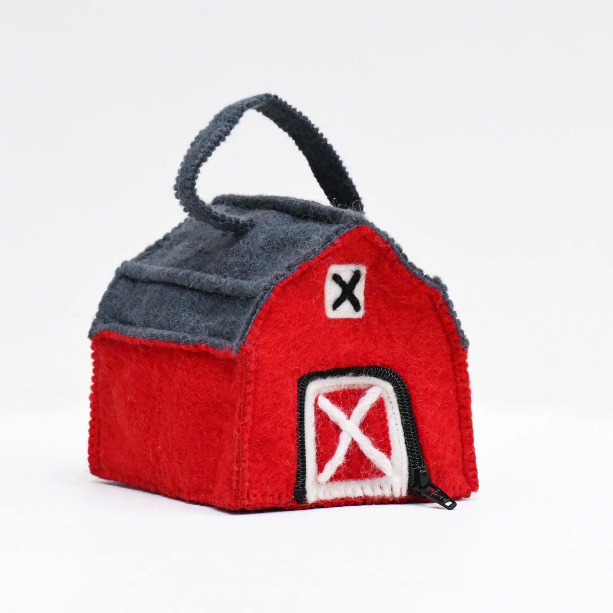FARM BARN (FARMHOUSE) BAG FOR FINGER PUPPETS by TARA TREASURES - The Playful Collective