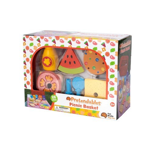 FAT BRAIN TOYS | PRETENDABLES PICNIC BASKET SET by FAT BRAIN TOYS - The Playful Collective