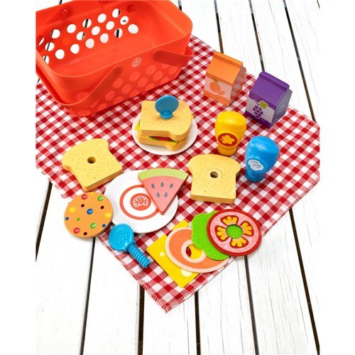 FAT BRAIN TOYS | PRETENDABLES PICNIC BASKET SET by FAT BRAIN TOYS - The Playful Collective